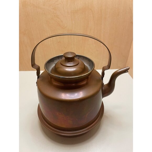 Vtg Copper Pot from Sweden with Classic Gooseneck. Excellent Condition - Picture 2 of 12